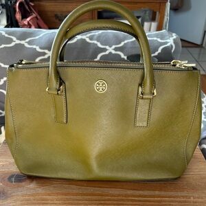 Tory Burch Olive Satchel